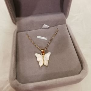 Butterfly Necklace with Jewelry Box